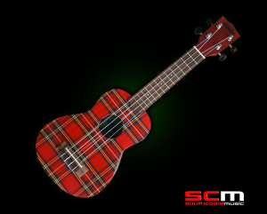 MAKALA by KALA Ukadelic Red Tartan Soprano Ukulele