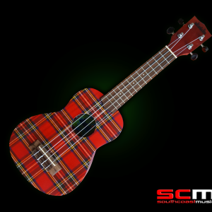 MAKALA by KALA Ukadelic Red Tartan Soprano Ukulele