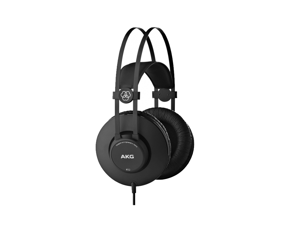 AKG K52 High Performance Closed-Back Monitoring Headphones - Lightweight  Audio Gear