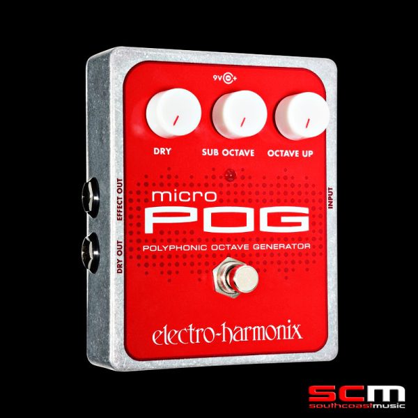 ElectroHarmonix Micro POG Polyphonic Octave Generator Guitar Pedal FX