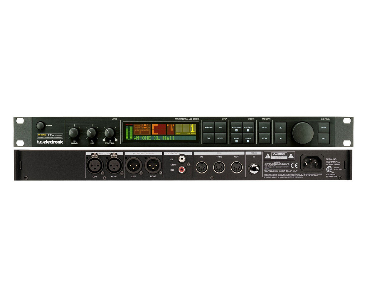 TC Electronic MOne XL Dual Effects Signal Processor Stereo Reverb Rack