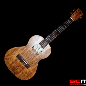 KALA KA-SMT-E Spalted Maple Tenor Ukulele with Pickup/Preamp and Built-in Tuner