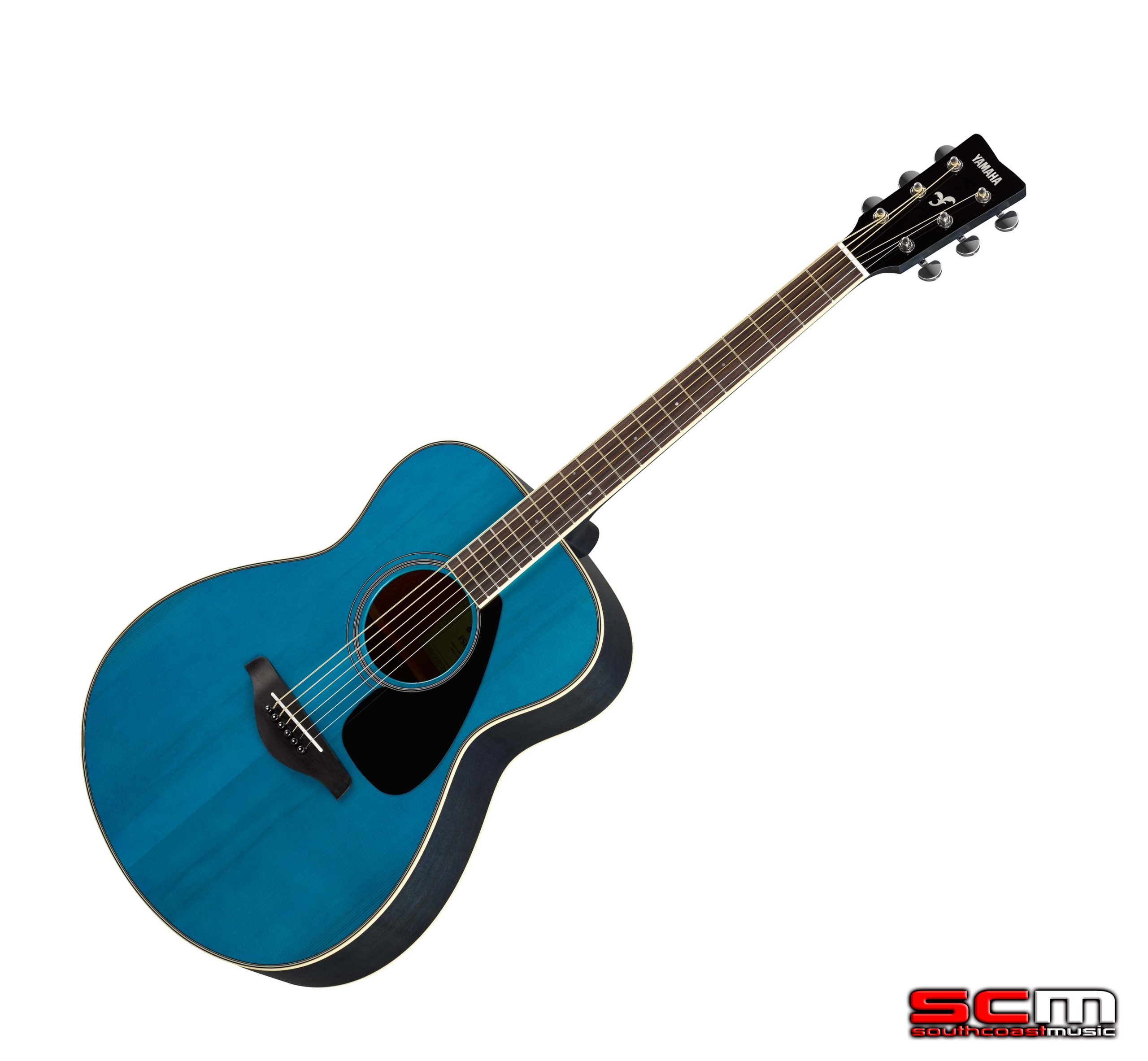 Yamaha FS820 Acoustic Guitar Turquoise Finish - Solid Sitka Spruce Top