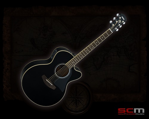 Yamaha CPX500III-VS black lacquer finish acoustic electric guitar