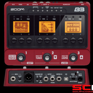 ZOOM B3 BASS GUITAR DIGITAL EFFECTS & AMP SIMULATOR MULTI FX PEDAL BRAND NEW