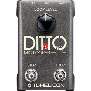 TC Helicon Ditto Mic Looper, Microphone Looping Pedal Vocal FX Effects Live - BRAND NEW!