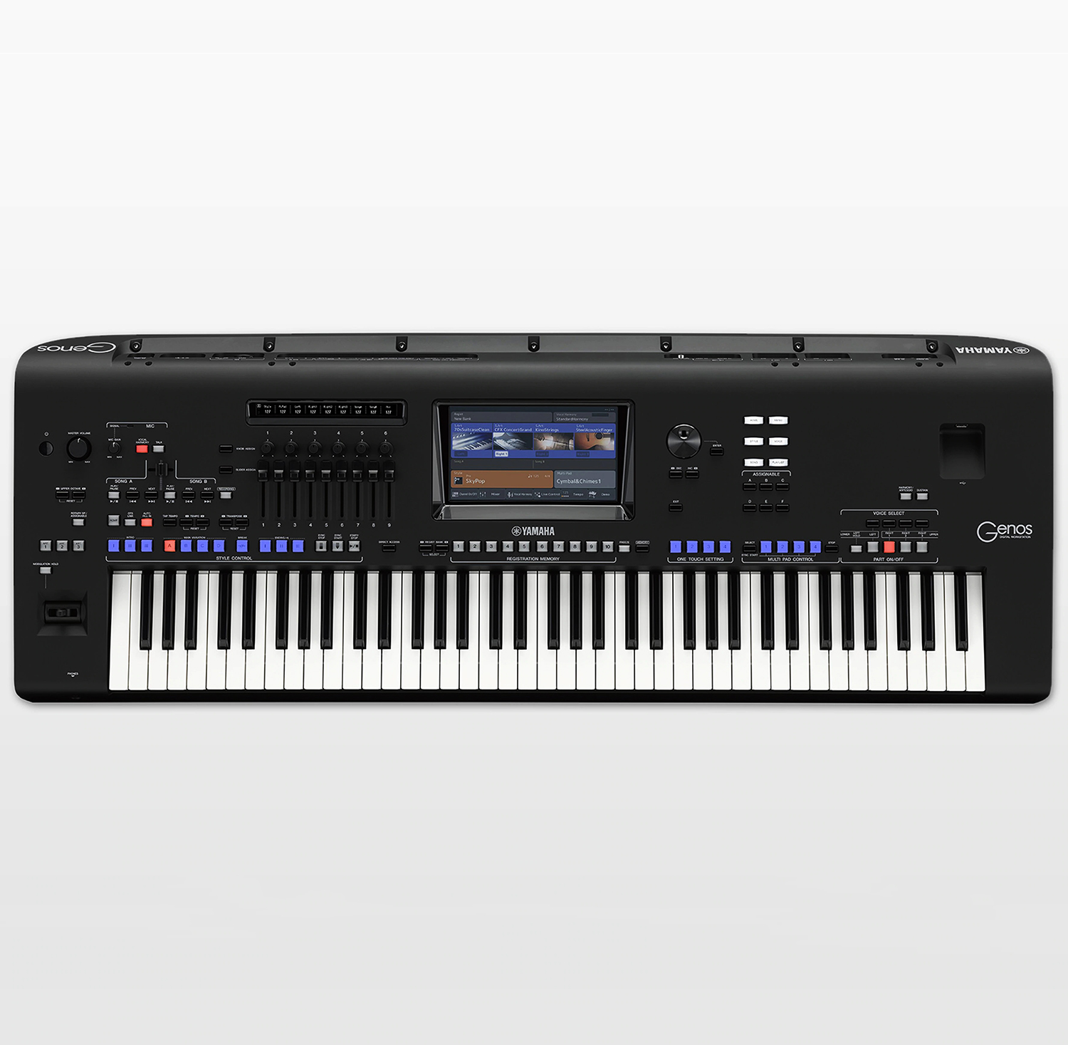 YAMAHA GENOS Digital Workstation 76 Note Keyboard V2.0 South Coast Music