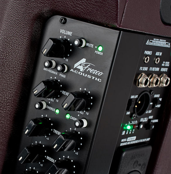 Laney AFRESCOBP 60w Acoustic Guitar Amplifier 2 channel Vocal & Guitar Amplifier Battery and