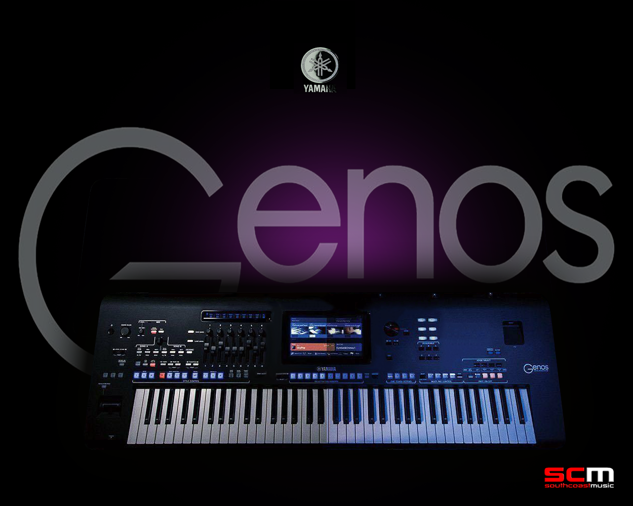 YAMAHA Genos New Generation 76 note Workstation Keyboard South Coast
