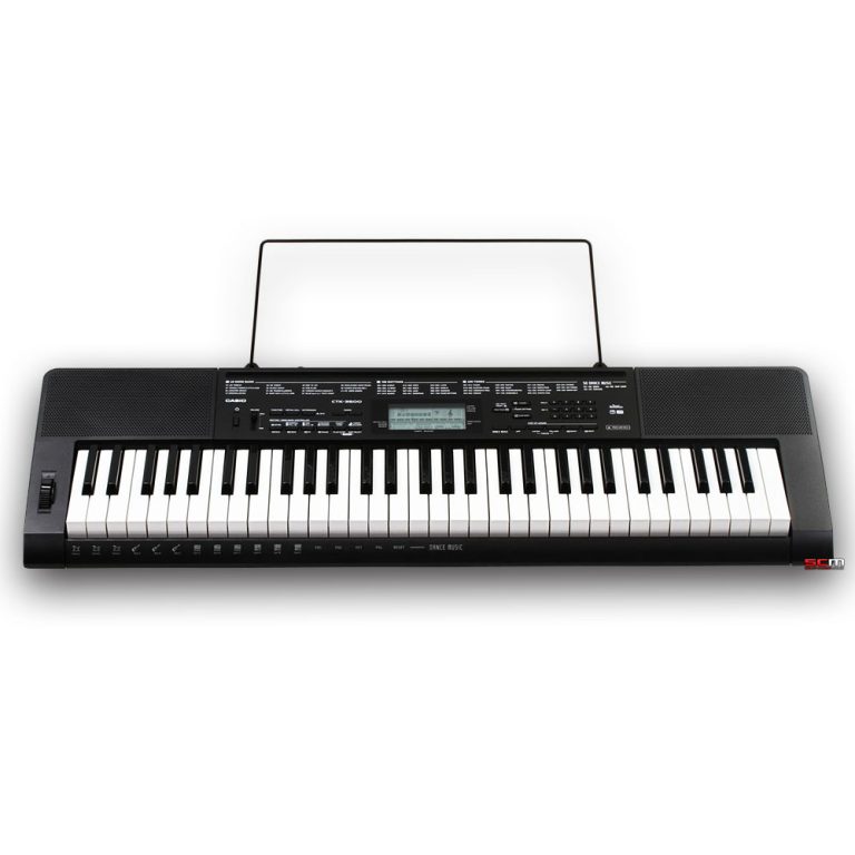 CASIO CTK4400 Portable Keyboard with 240VAC Adaptor & Height Adjustable