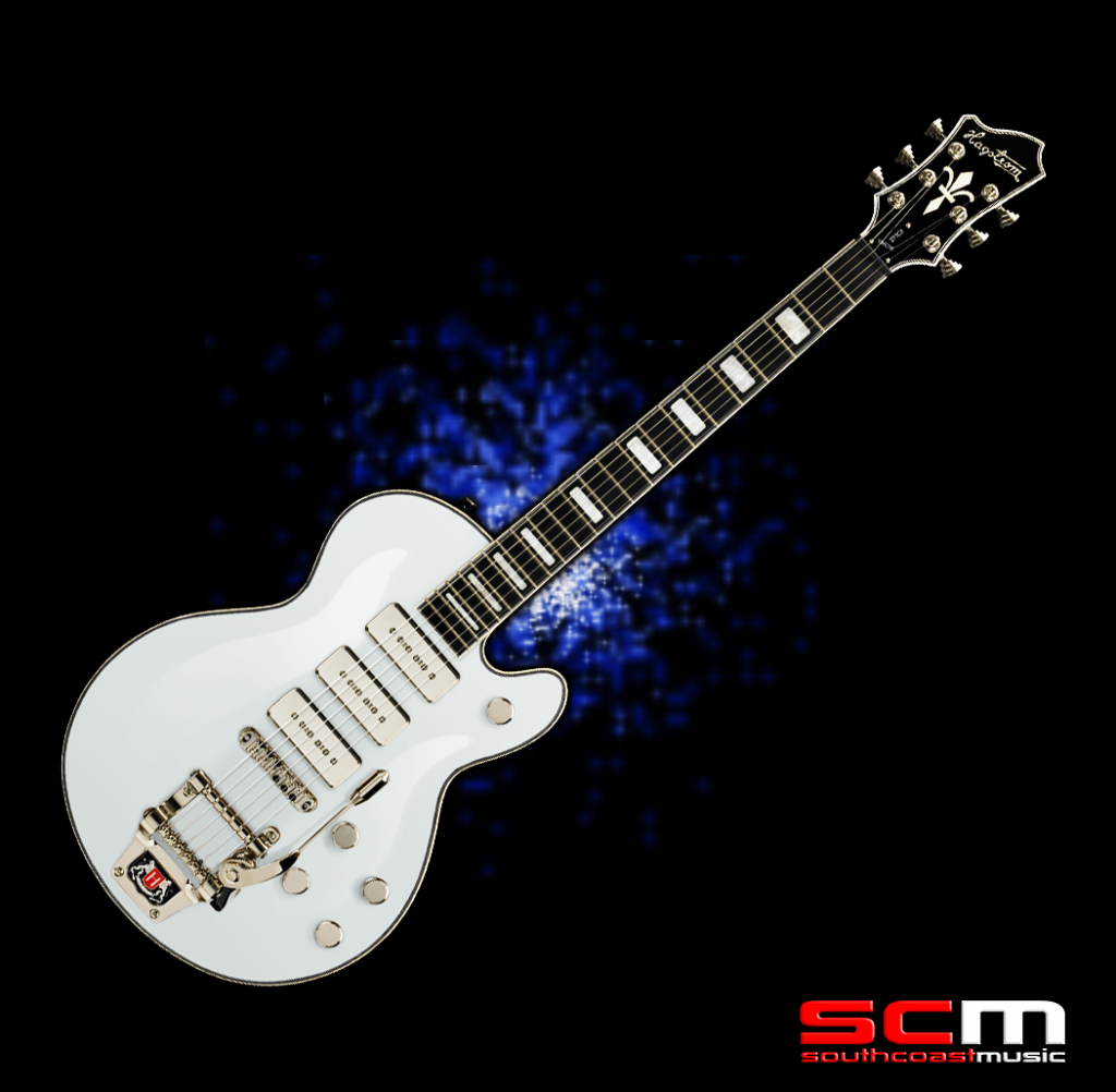 Hagstrom Super Swede Tremar 3 x P90 pickups Stunning White Finish