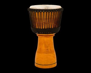 Toca Master Series Wooden Djembe 12" in Natural with Bag Rope Tuned Hand Carved
