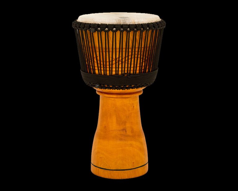 Toca Master Series Wooden Djembe 12" in Natural with Bag Rope Tuned