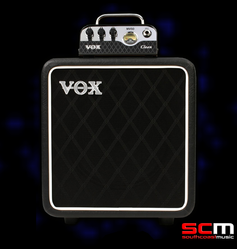 Vox MV50 CLEAN SET 50 watt compact half stack electric guitar amplifier nu-tube valve technology