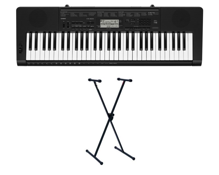 casio portable keyboard with stand