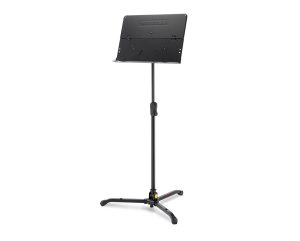 Hercules-BS301B-aluminium-folding-desk-music-stand-with-page-retainers