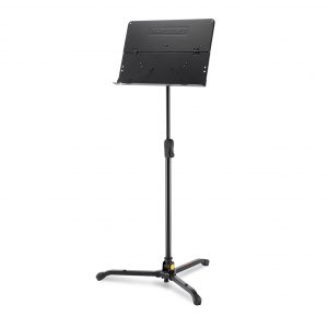 Hercules-BS301B-aluminium-folding-desk-music-stand-with-page-retainers