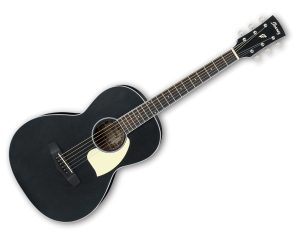 Ibanez PN14 WK Weathered Black Open Pore Acoustic Guitar Parlor Mahogany