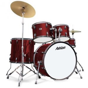 JOEY DRUM KIT WINE RED 5 PCE