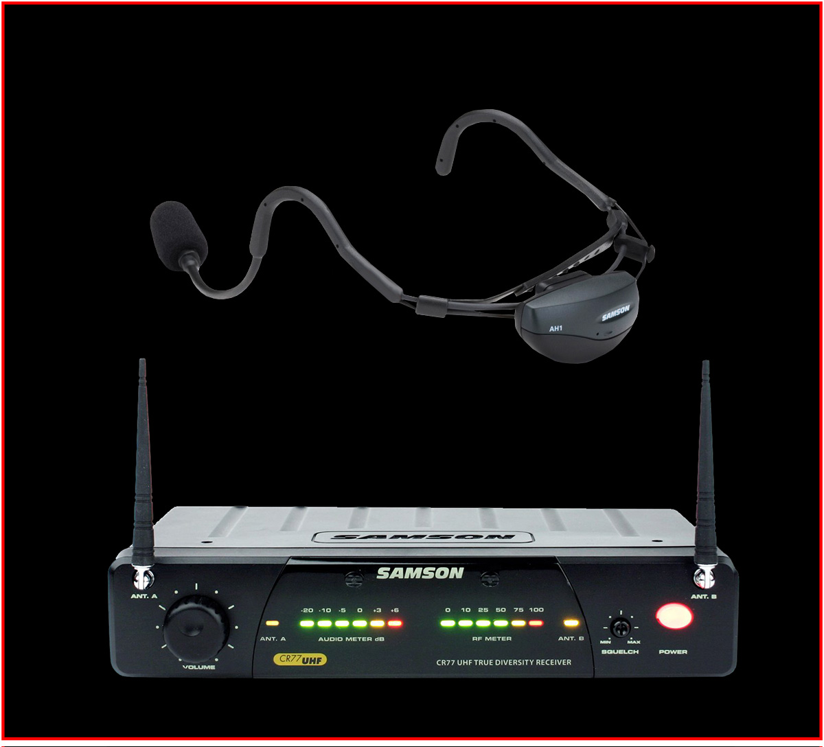 SAMSON Airline 77 HSAERO UHF Wireless Aerobic Headset Microphone