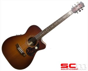 MATON SRS808C SMALL BODY CUSTOM TOBACCO SUNBURST ACOUSTIC ELECTRIC GUITAR