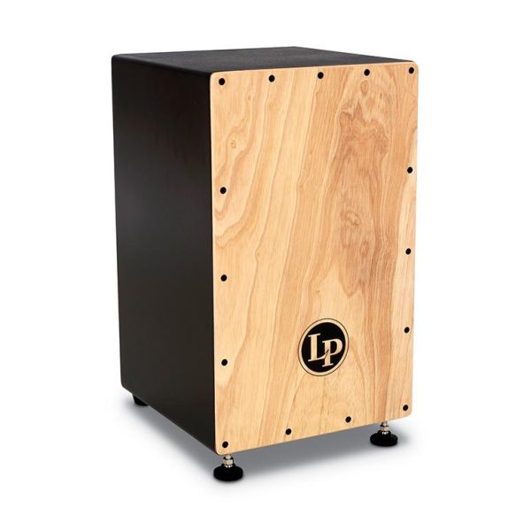 LP PERCUSSION LP1432 CAJON POPLAR SOUNDBOARD DARK BACK WOODEN RHYTHM BOX DRUM South Coast Music