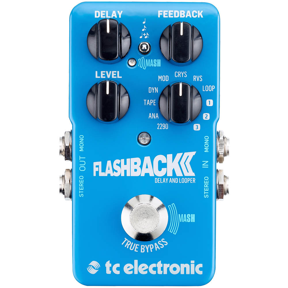 TC Electronic Flashback 2 Delay & Looper True Bypass Guitar FX Effects Pedal New