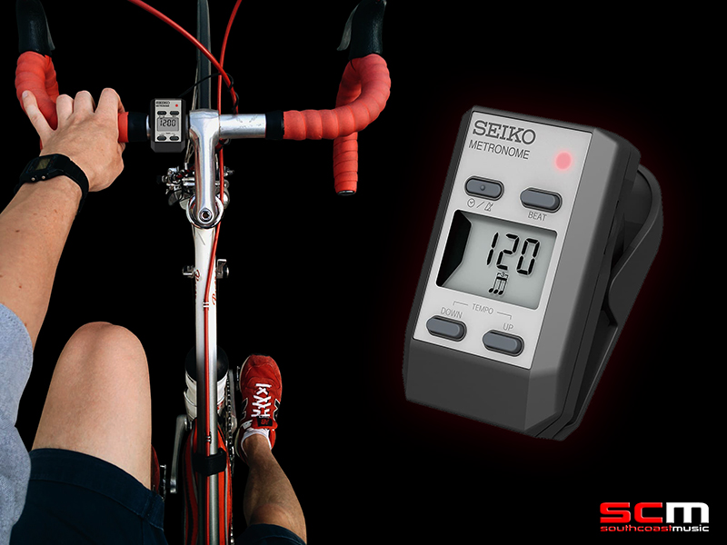 Bicycle Metronome SEIKO DM51 Improve your Riding Compact Clip-on FREE P+H –  South Coast Music