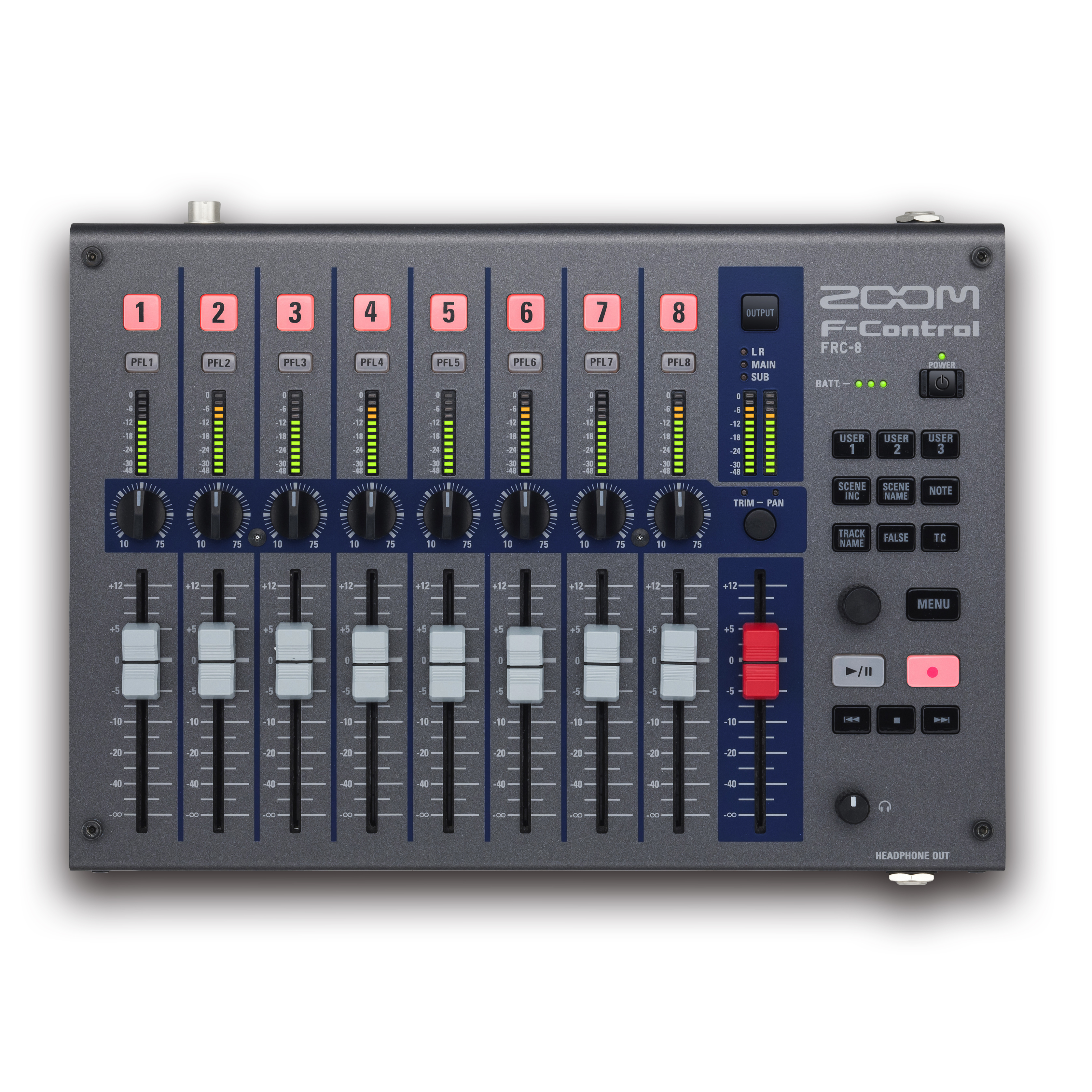 ZOOM FRC8 FCONTROL Control Surface for F8 and F4 Multitrack Field