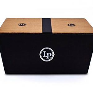 LP Percussion LP1429 Bongo Cajon Wooden Rhythm Bongos Box Hand Drum with Bag