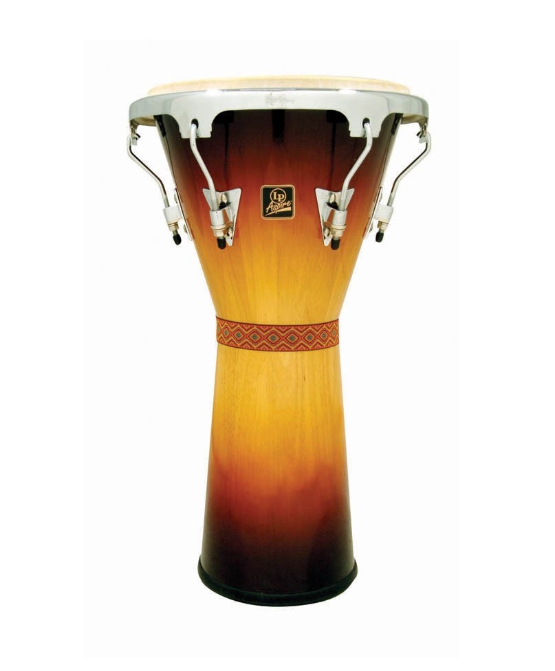 LP Latin Percussion LPA630VSB Aspire Sunburst Wooden 12.5 inch Djembe Hand Drum
