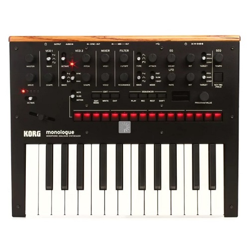 Korg Monologue Monophonic Analogue Synthesizer - Black Synth