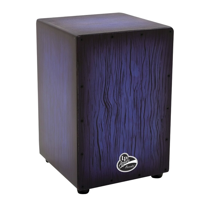 LP Percussion LPA1332BBS Blue Aspire Accent Cajon Rhythm Box Hand Wood Drum