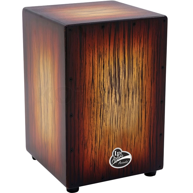 LP Percussion LPA1332DWS Dark Wood Aspire Accent Cajon Rhythm Box Hand Wood Drum