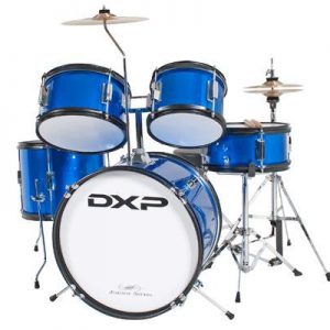 TXJ5MBL dxp junior drum kit 5 piece drumkit metallic blue