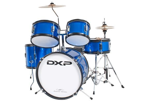 TXJ5MBL dxp junior drum kit 5 piece drumkit metallic blue