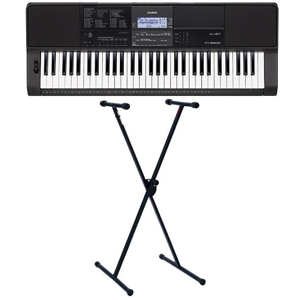Casio CTX800 Touch Responsive Digital Keyboard CT-X800 AiX Sounds with Stand