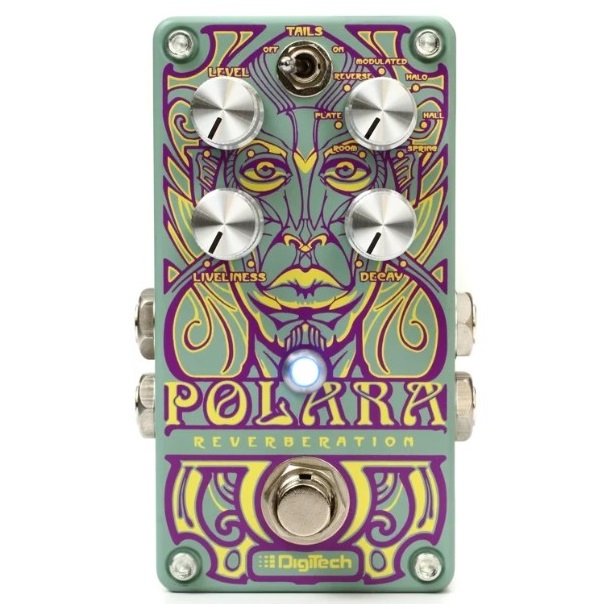 DigiTech Polara Stereo Reverb Guitar FX Effects Pedal