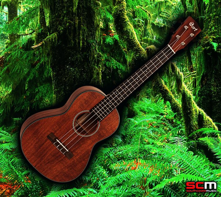 Cort Tenor Ukulele Solid Australian Blackwood with Gig Bag Hand Crafted