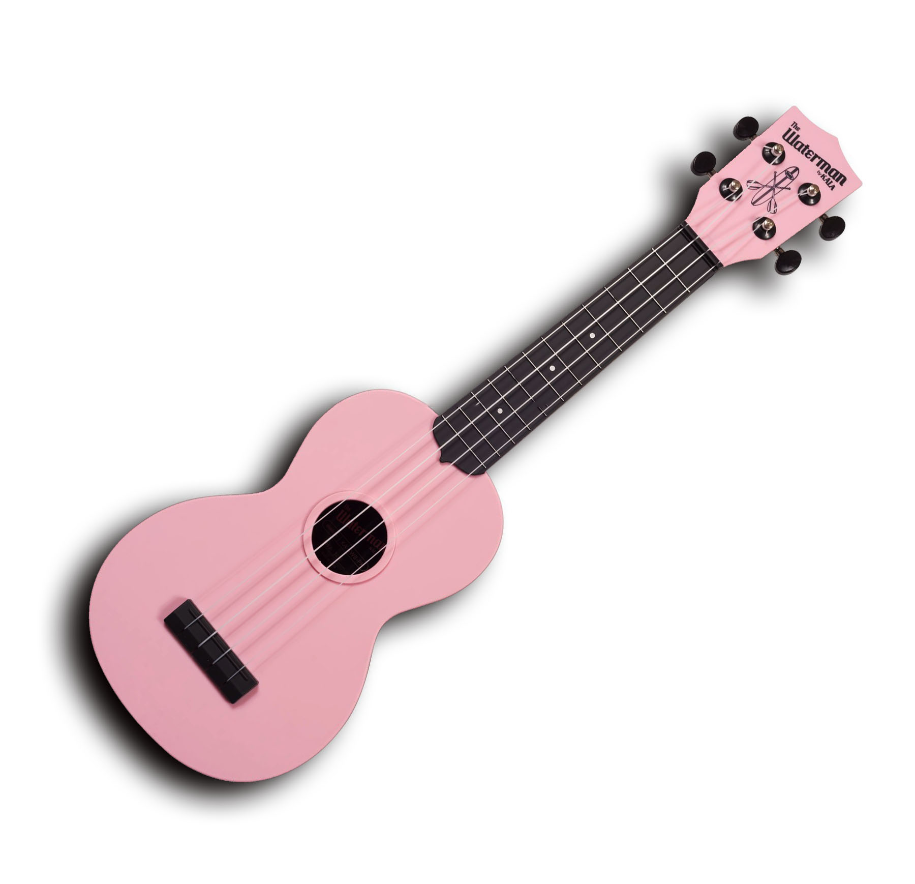 Kala Waterman ABS Plastic Ukulele & Tote Bag Soft Pink Water Resistant
