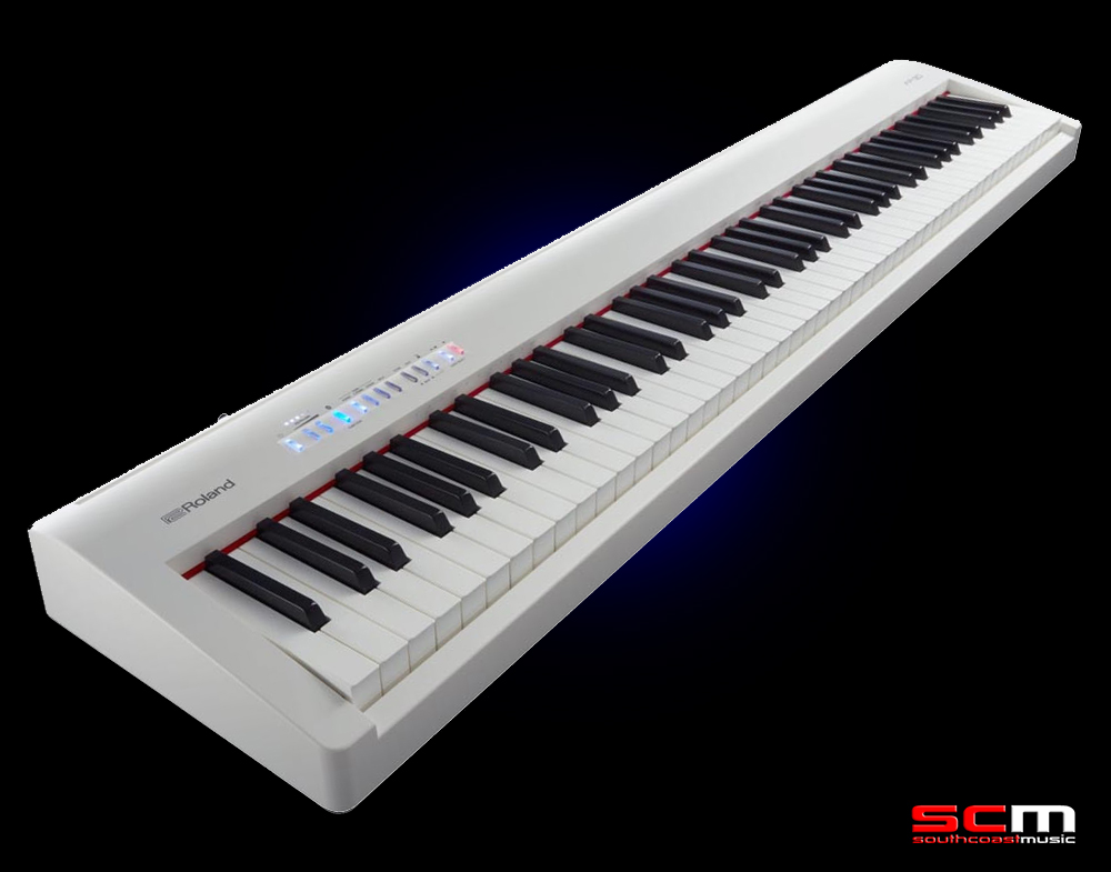 Roland Fp30 Compact Portable Digital Piano White Finish Our Price Includes Shipping South Coast Music