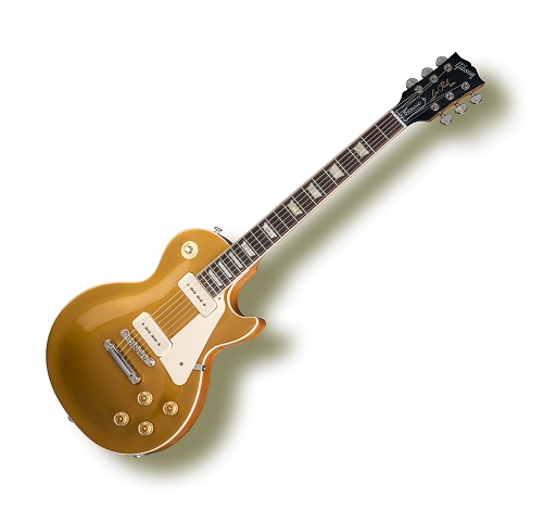 Gibson USA Les Paul Classic Electric Guitar Gold Top P90 Pickups