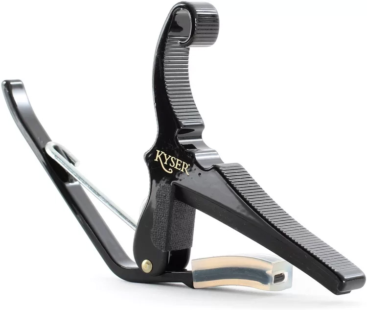 Kyser KG12B Springloaded Capo for 12string Acoustic Guitar KG12B