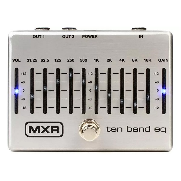MXR M108S 10-band EQ FX Pedal for Electric Guitar
