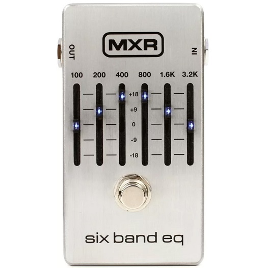 MXR M109S 6-Band EQ FX Pedal for Electric Guitar