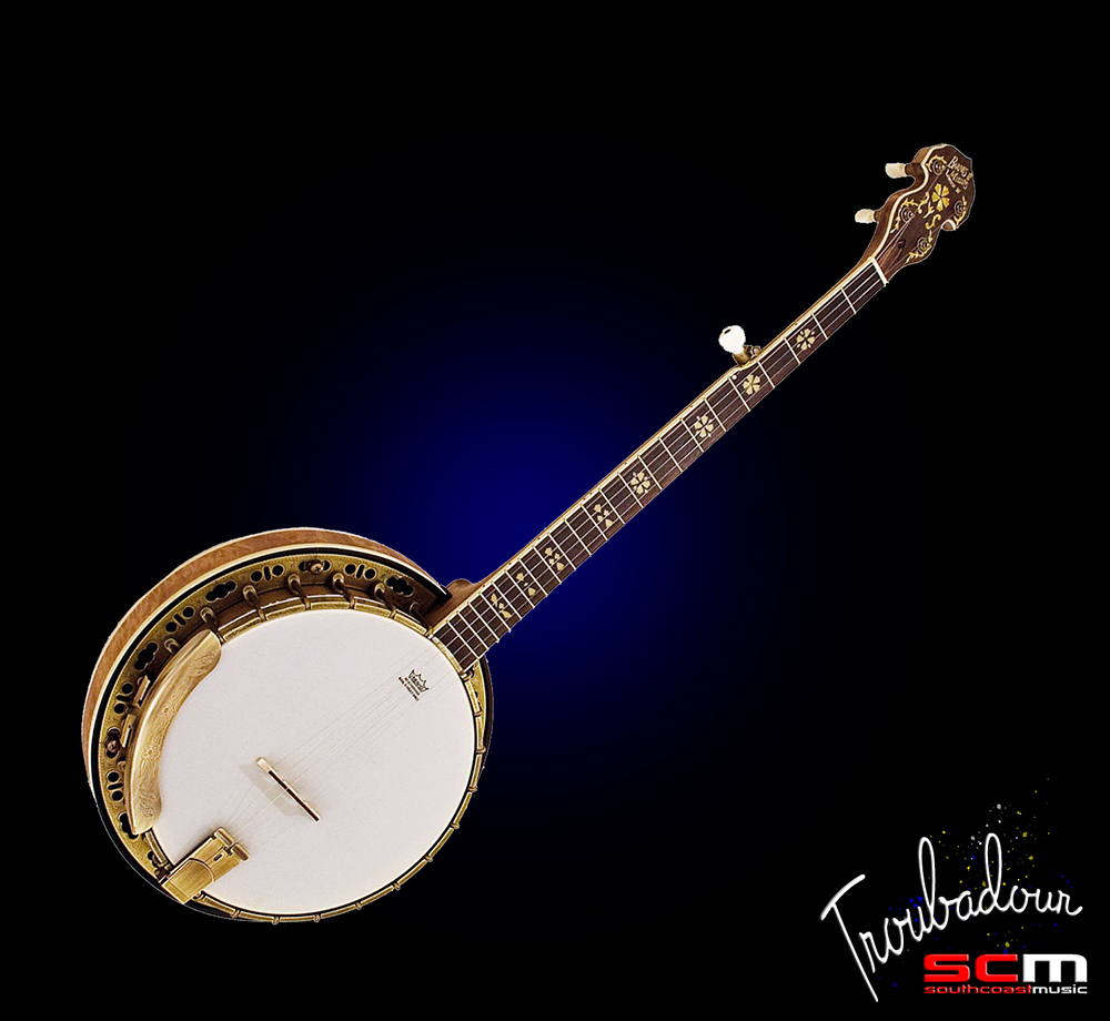 Barnes & Mullins BJ500M Troubadour 5 String Banjo