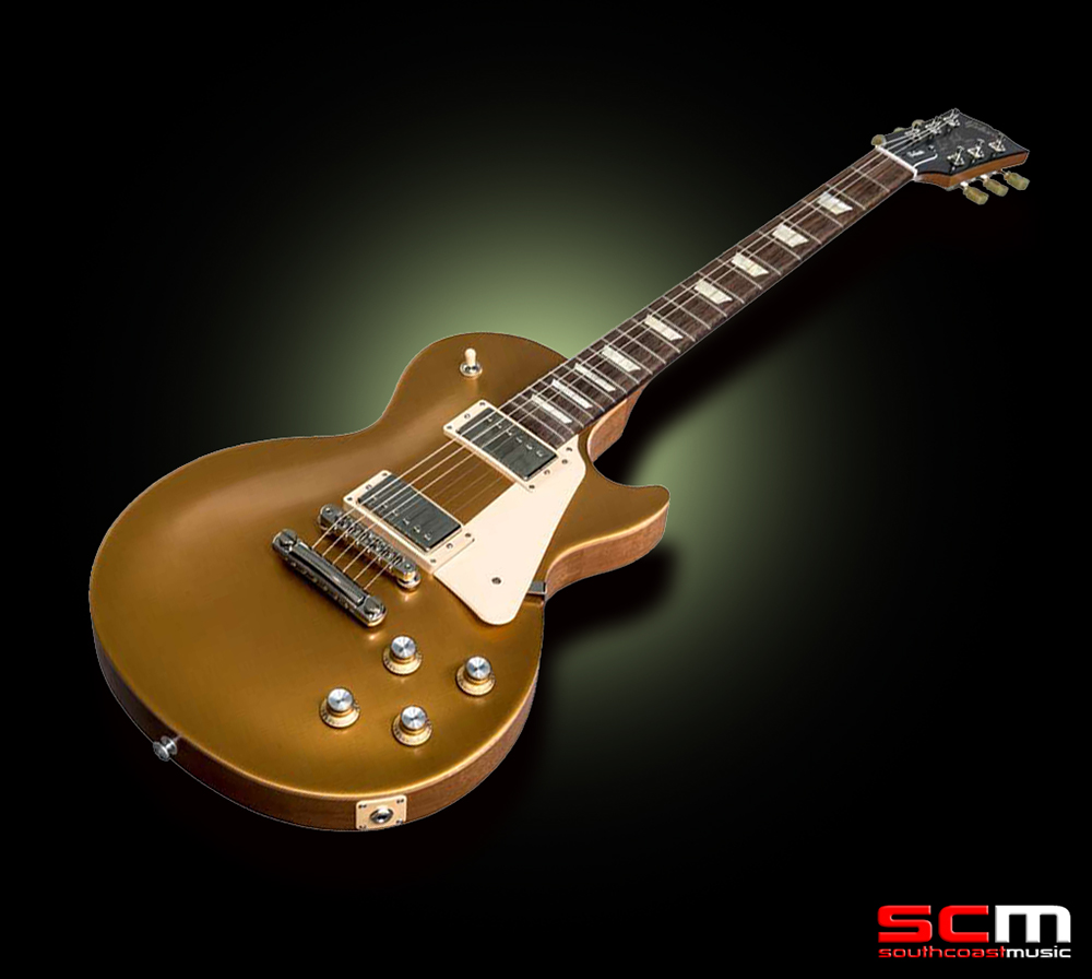 Gibson Les Paul Tribute Electric Guitar Satin Gold Lacquer South Coast Music