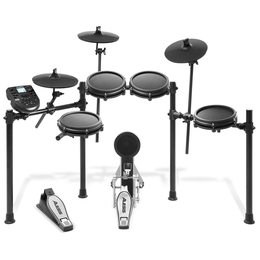 ALESIS NITRO MESH Drumkit - Eight Piece Electronic Mesh Head Drum Kit