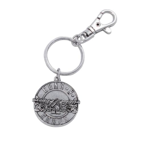 Guns N Roses Keychain Disc Logo Keyring Key Ring – South Coast Music