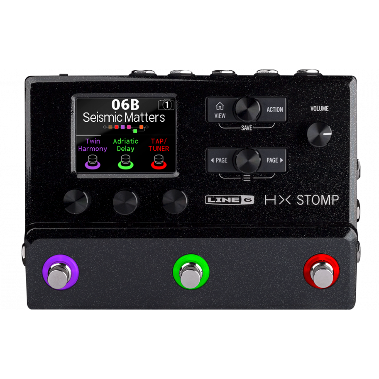 Line 6 HX-Stomp Multi Guitar FX Processor Pedal with HELIX ... diagram of audio cassette 